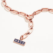 'Hope' Charm Toggle Necklace