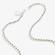 Silver Ball Chain Necklace