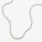 Silver Ball Chain Necklace
