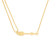 Arrow Pull Chain Necklace