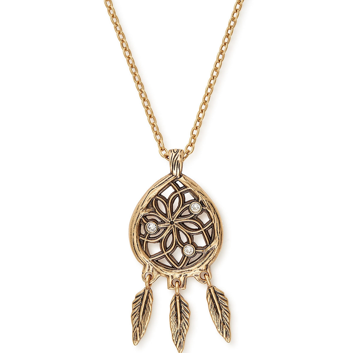 Dreamcatcher-Adjustable-Necklace-Gold-Front-A18ENDC05RG.jpg