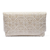 Gabriel Leather Fold Over Clutch, Shoreline Tan