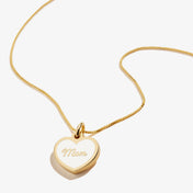 'Love You Unconditionally' Mom Duo Charm Necklace