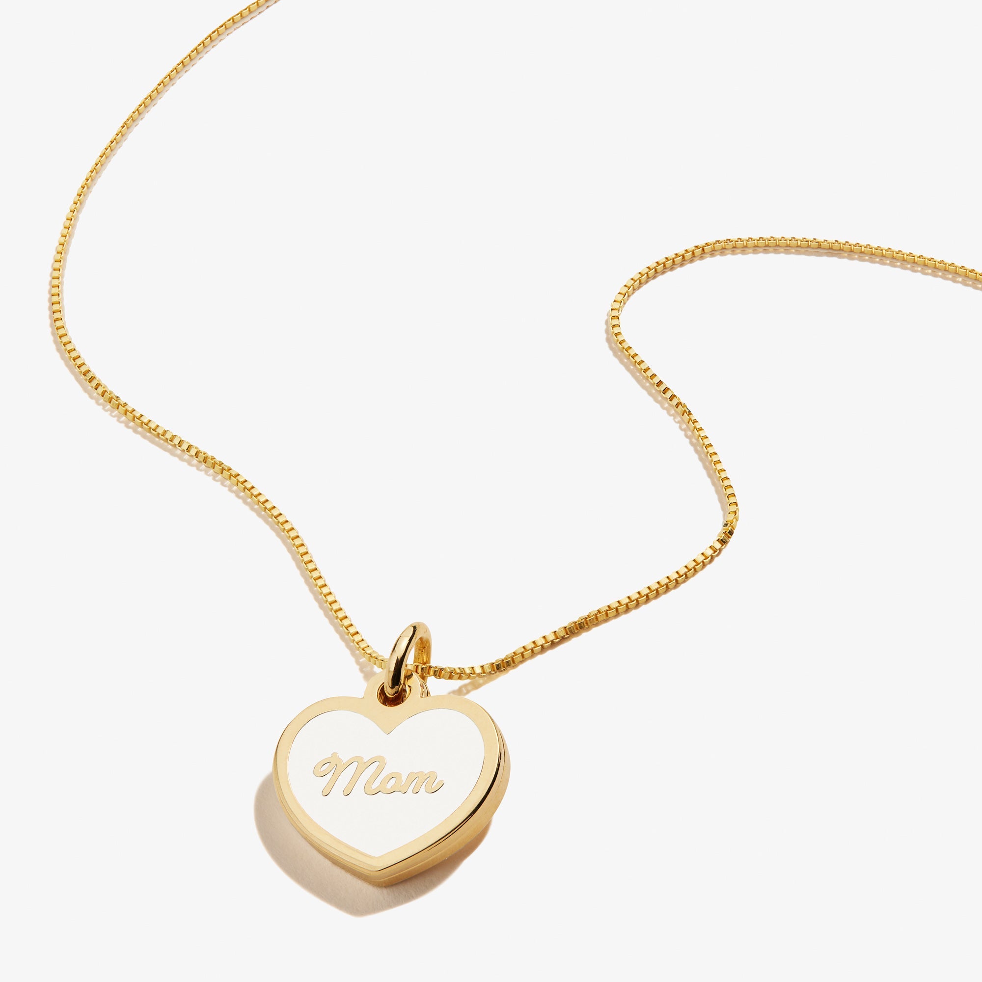 'Love You Unconditionally' Mom Duo Charm Necklace
