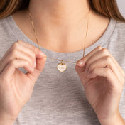 'Love You Unconditionally' Mom Duo Charm Necklace
