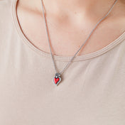 Frida Kahlo Sacred Heart Necklace