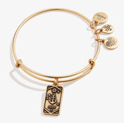 Hope Anchor Oracle Charm Bangle Bracelet